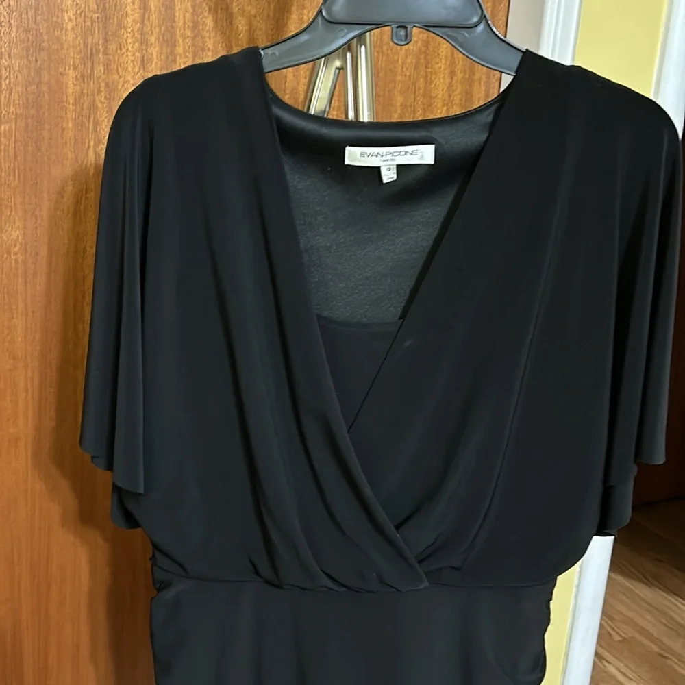 BLACK EVA PICONE DRESS - Picture 2 of 3